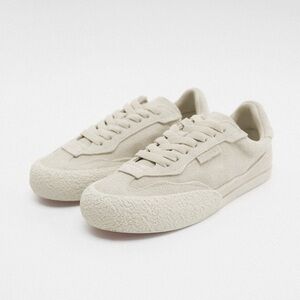 Kaia x Zara leather sneakers